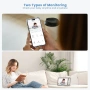 Чисто нов бебефон ieGeek 2K HD WiFi – 5 инча дисплей, приложение за телефон, нощно виждане , снимка 2