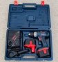 Bosch GSR 24 VE-2 Professional - КОМПЛЕКТ 2 батерии + зарядно + куфар, снимка 1