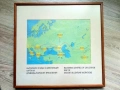 Исторически карти / картини на България в рамка  52см.х 49см 9 броя, снимка 3