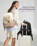 Нова Дамска ученическа раница LOVEVOOK 30L, за лаптоп 15.6”, пътуване и работа, снимка 6