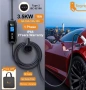 Зарядна станция електрически автомобили 3.6 kW от 8А до 16А с отложен старт 5м кабел + сакче, снимка 3