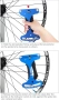 Инструмент за корекция на отклоненията в напрежението на спиците на велосипеда, снимка 4
