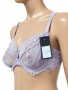 Комплект дамско бельо Hunkemöller Noir – сутиен 80C и бикини L, светлолилава дантела, снимка 3