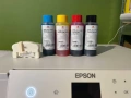 EPSON WorkForce Pro WF-C4310DW + мастило, касети и ресетър за чип на касети., снимка 6