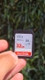 Карта памет SanDisk 32GB Ultra SDHC,120MB/s, UHS-I, C10, U1, Full HD, SD Card - отлично състояние, снимка 1