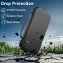 Калъф HEYSTOP за Nintendo Switch 2, твърд преносим кейс с място за 12 игри, Черен, снимка 7