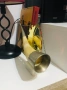 Стар Рог от бронзов обков, снимка 2