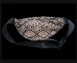 ​🔥 Уникална чанта за кръст (Fanny Pack) с кафява змийска кожа 🔥/нова, снимка 2