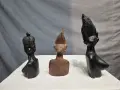 Африкански дървени женски фигури, снимка 3