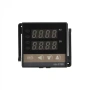 Дигитален терморегулатор REX C100 220V 0-400°C + SSR реле 40A + K-тип сонда 10106, снимка 4