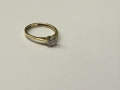 Златен дамски пръстен с камък - 1.56гр. - 14к., снимка 2