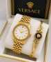 дамски комплект часовник и гривна Versace , снимка 1