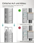 Метален стелаж за големи натоварвания SONGMICS, 5 регулируеми рафта, 60 x 120 x 200 см, до 750 кг, с, снимка 5