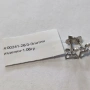 Златни обеци 1.06гр.(бяло злато), снимка 4