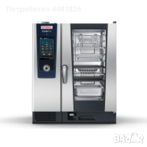 Електрически конвектомат 10×GN 1/1 с интелигентно управление и WiFi