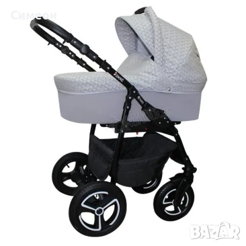 Бебешка количка Domino SILVER BIJOU - NIO, снимка 6 - Детски колички - 55293982