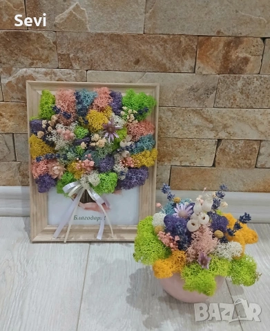 Рамки и кашпи със скандинавски мъх!