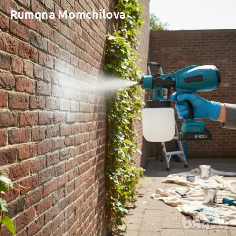 Акумулаторен и безжичен пистолет за боядисване , снимка 2 - Бояджийски услуги - 54577580