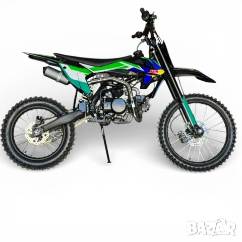 Бензинов Офроуд Кросов Мотор DIRT BIKE 125сс, Джъмбо Гуми, 85км/ч, 7KW, снимка 10 - Мотоциклети и мототехника - 54989320
