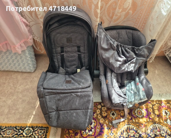 Количка Cangaro Macan 3в 1, снимка 7 - Детски колички - 54452647