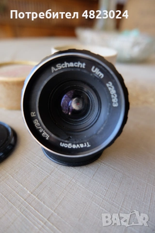 A Schacht Ulm Travenar R 35mm f3.5 Lens Zebra. M42 Mount, снимка 2 - Обективи и филтри - 54552895