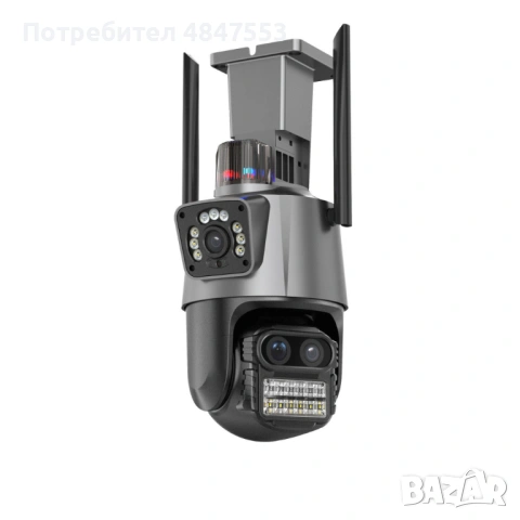 Камера за наблюдение 4K Ultra HD,8MP,датчик за движение,нощно виждане,двупосочна аудио връзка,водоус, снимка 4 - HD камери - 54799998