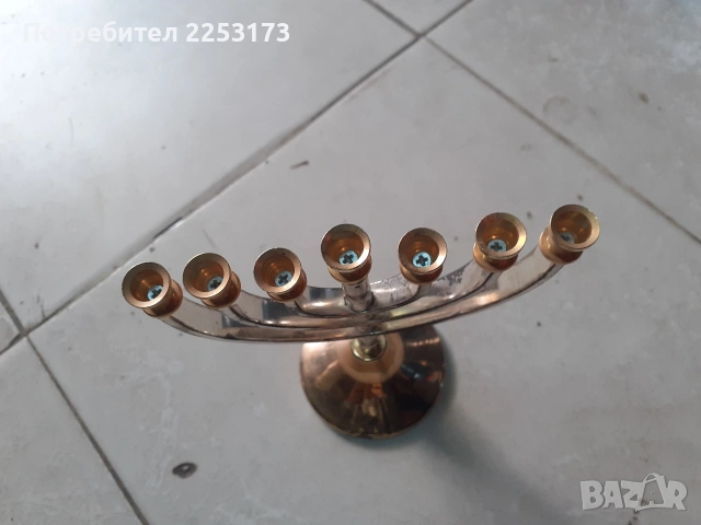 Еврейски свещници, снимка 5 - Декорация за дома - 46616589