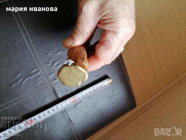 стар нож с украса и тайник-2, снимка 5 - Антикварни и старинни предмети - 54939225