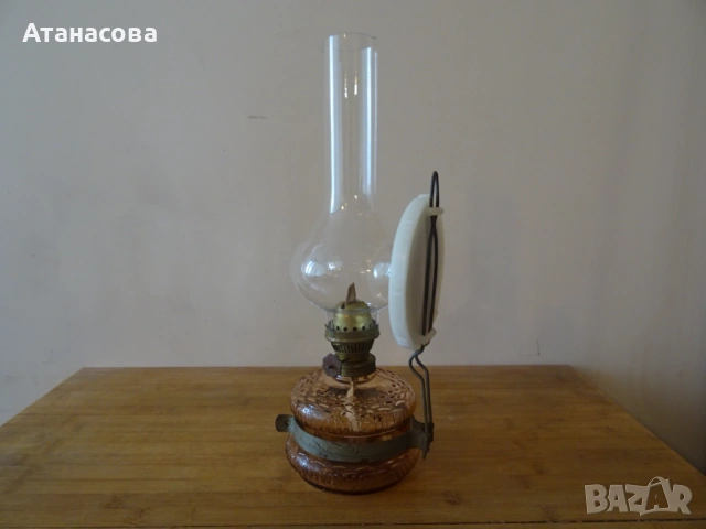 Газена газова лампа 1960 г, снимка 6 - Антикварни и старинни предмети - 54395167
