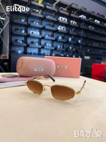 Очила + висок клас калъф + на марката кутия + сертификат + кърпичка celine  cartier miu miu , снимка 18 - Слънчеви и диоптрични очила - 54485370