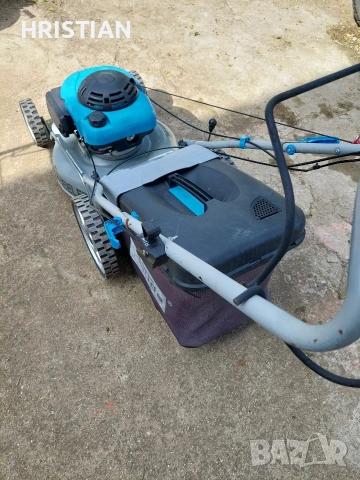 Бензинова самоходна косачка GUDE BIG WHEELER 2.7kw, снимка 4 - Градинска техника - 54493375