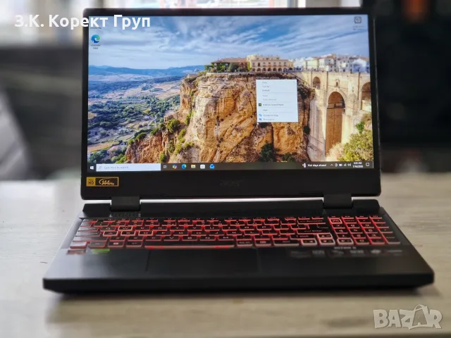 Геймърски лаптоп Acer Nitro 5 (AN515-46) | RTX 3070 Ti (8GB) | Ryzen 7 6800H | Кашон, снимка 3 - Лаптопи за игри - 55310707