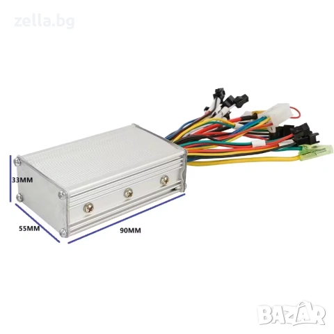 Контролер за електрическа тротинетка 24V 36V 48V 350W-1000W 20A Brushless с LCD дисплей TF-100 10484, снимка 4 - Друга електроника - 54706383