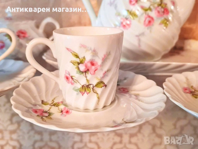 Колекционерски сервиз за кафе , Limoges., снимка 5 - Сервизи - 54553598