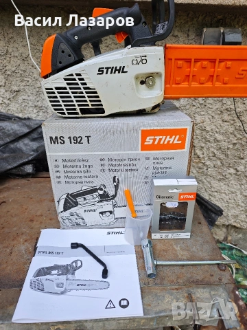 Моторна резачка STIHL MS 192 T, снимка 2 - Моторни триони/резачки - 55231411