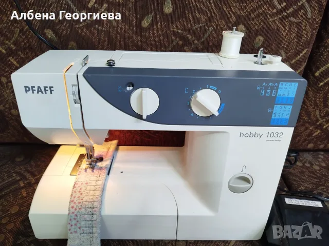 Шевна машина PFAFF hobby 1032, снимка 12 - Шевни машини - 55570545