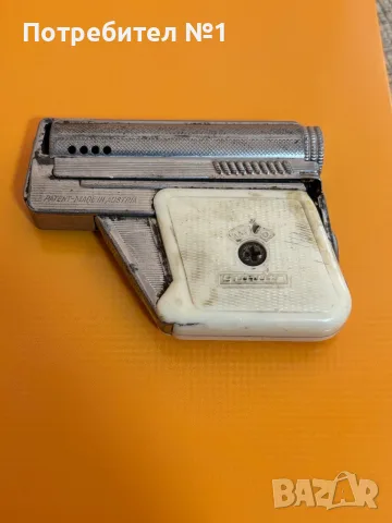 Стара австрийска бензинова запалка IMCO 6900 Gunlite, снимка 2 - Други ценни предмети - 55411642