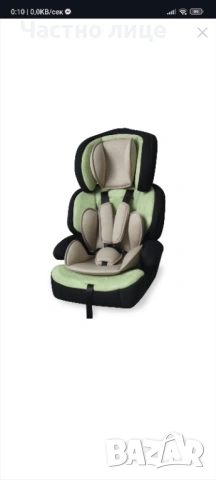 Столче за кола Lorelli Premium Junior universal 9-36 кг, Green & Beige