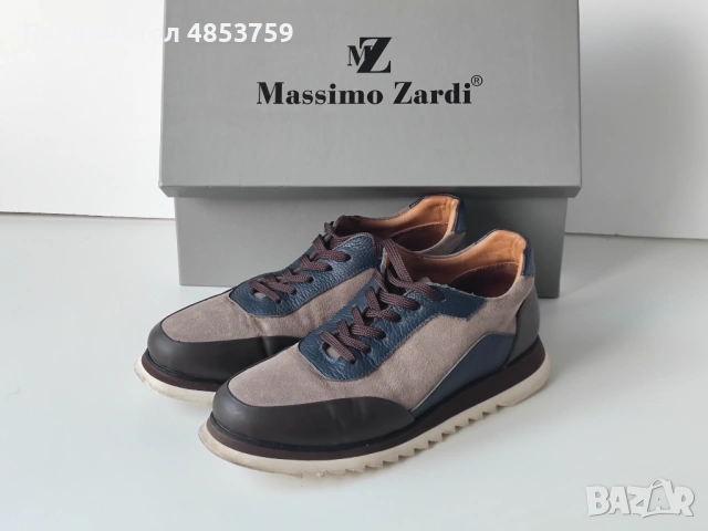 Спортни обувки Massimo Zardi / 42 номер / Естествена кожа и велур, снимка 9 - Спортно елегантни обувки - 54883934