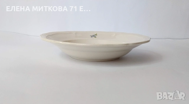 4 бр.дълбоки чинии *Steingut Colditz*Изт.Германия, снимка 8 - Чинии - 55141260