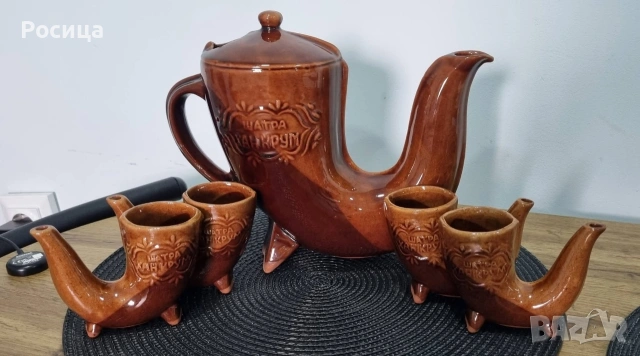 Сервиз за ракия "ШАТРА ХАН КРУМ"