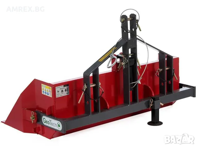 Заден товарачен кош GeoTech 100 см за трактор | 300 кг, снимка 4 - Селскостопанска техника - 55348702