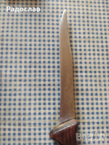 стар касапски нож, снимка 3 - Прибори за хранене, готвене и сервиране - 53992782