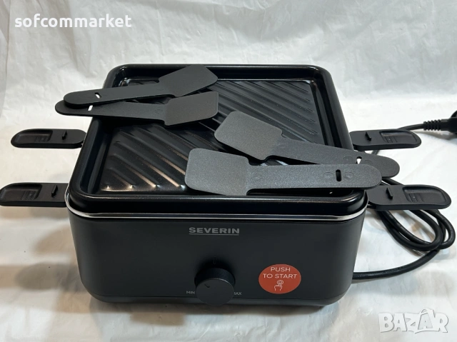 Раклет грил SEVERIN RG 2360 (за 4 души) , снимка 3 - Скари - 54476850