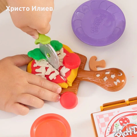 PlayDoh Скутер ride on за разнос на пица с пластелин, снимка 14 - Други - 55144141