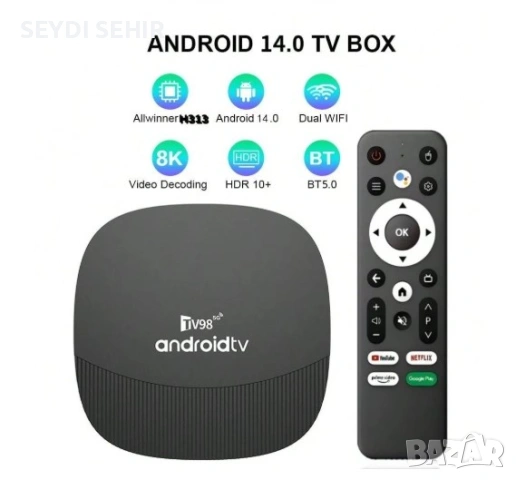 Q96 OHP, 64GB 4K Ultra HD Android TV Box, снимка 2 - Приемници и антени - 53999906
