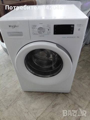 Пералня Whirlpool 8кг като нова. Гаранция. , снимка 2 - Перални - 54687133