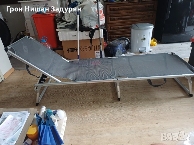 Продавам  нов  алуминиев  шезлонг, снимка 3 - Къмпинг мебели - 54727941