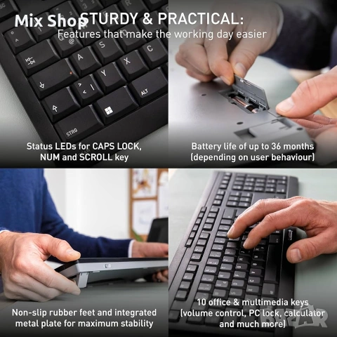 Нов Cherry Desktop Comfort, снимка 5 - Друга електроника - 55275214