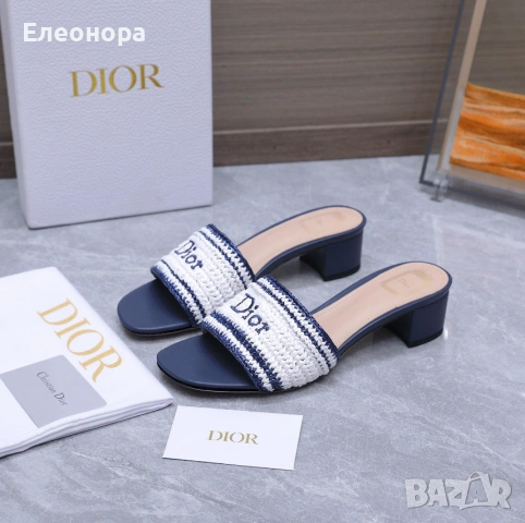 Дамски чехли Christian Dior, снимка 5 - Чехли - 54712990